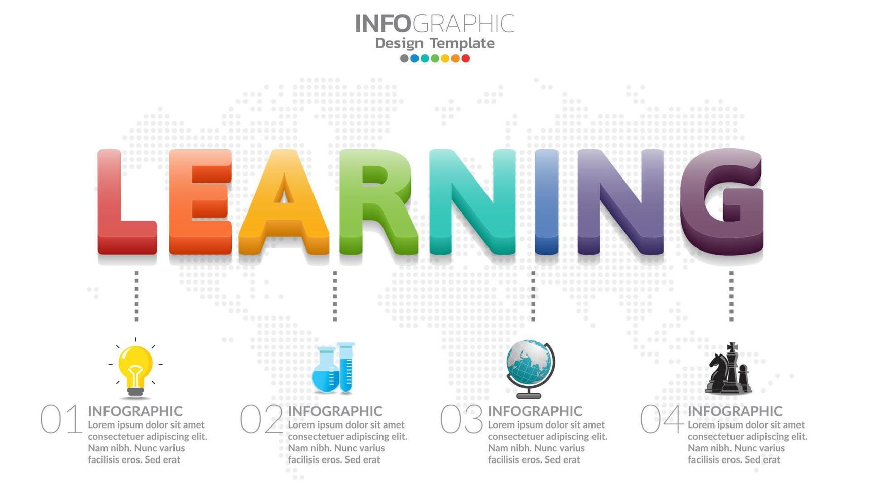 Business data visualization. Process chart. vector