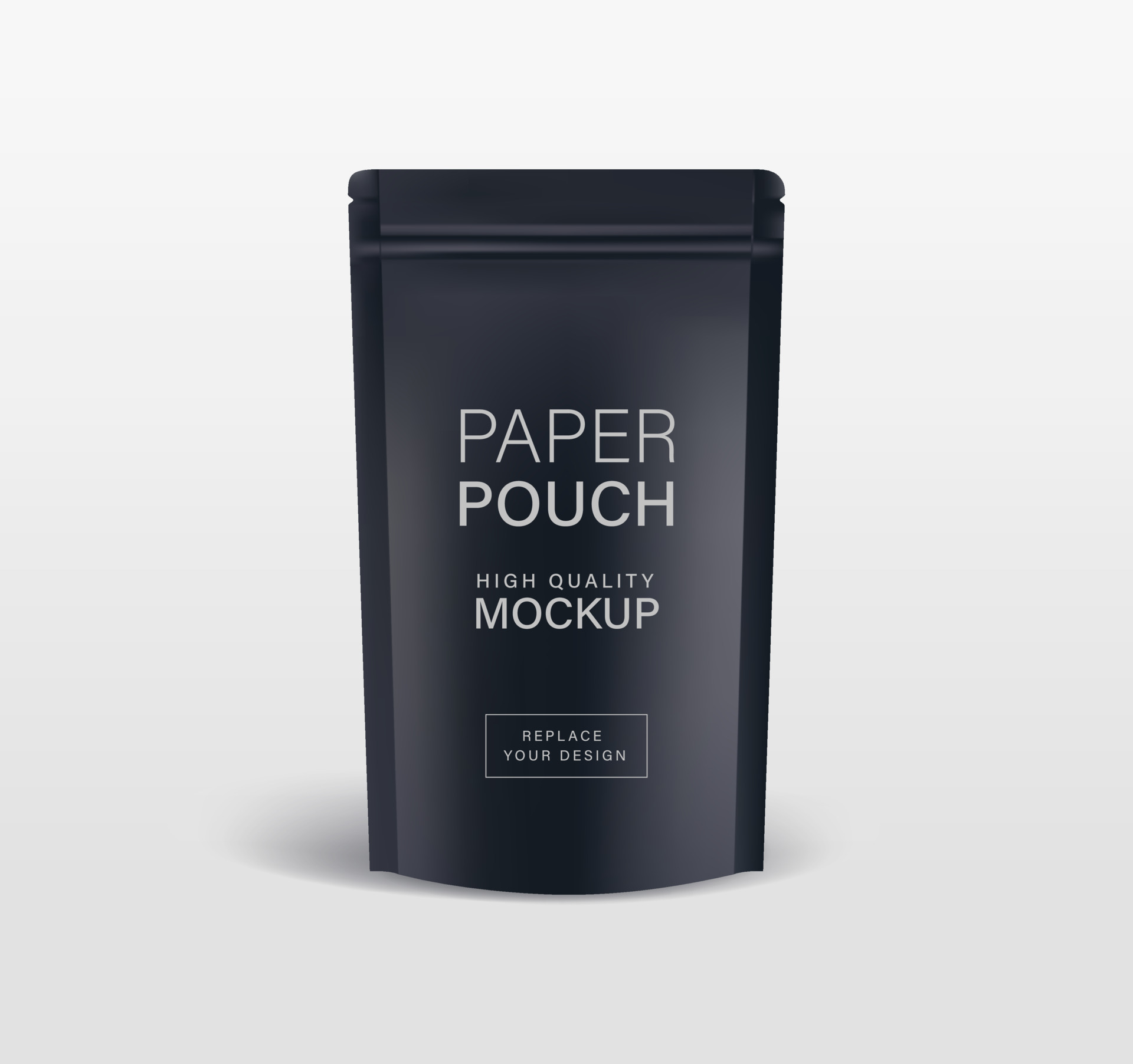 Paper pouch zipper bag packaging mockups 3638536 Vector Art at Vecteezy