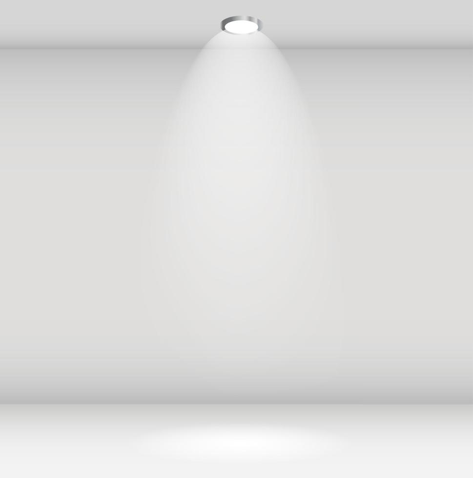 Empty Wall for Your Text and Images, Vector Illustration