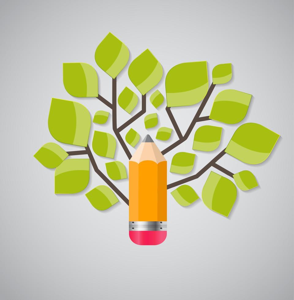 Tree of Knowledge Concept Vector Illustration