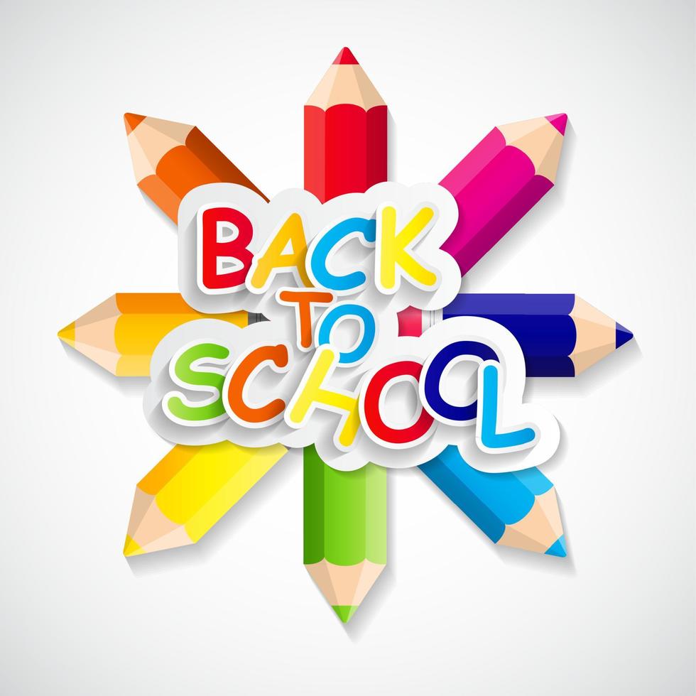 Back to School Concept Vector Illustration