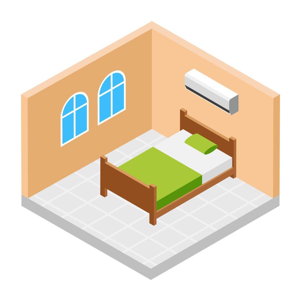 Hotel Room Concepts vector