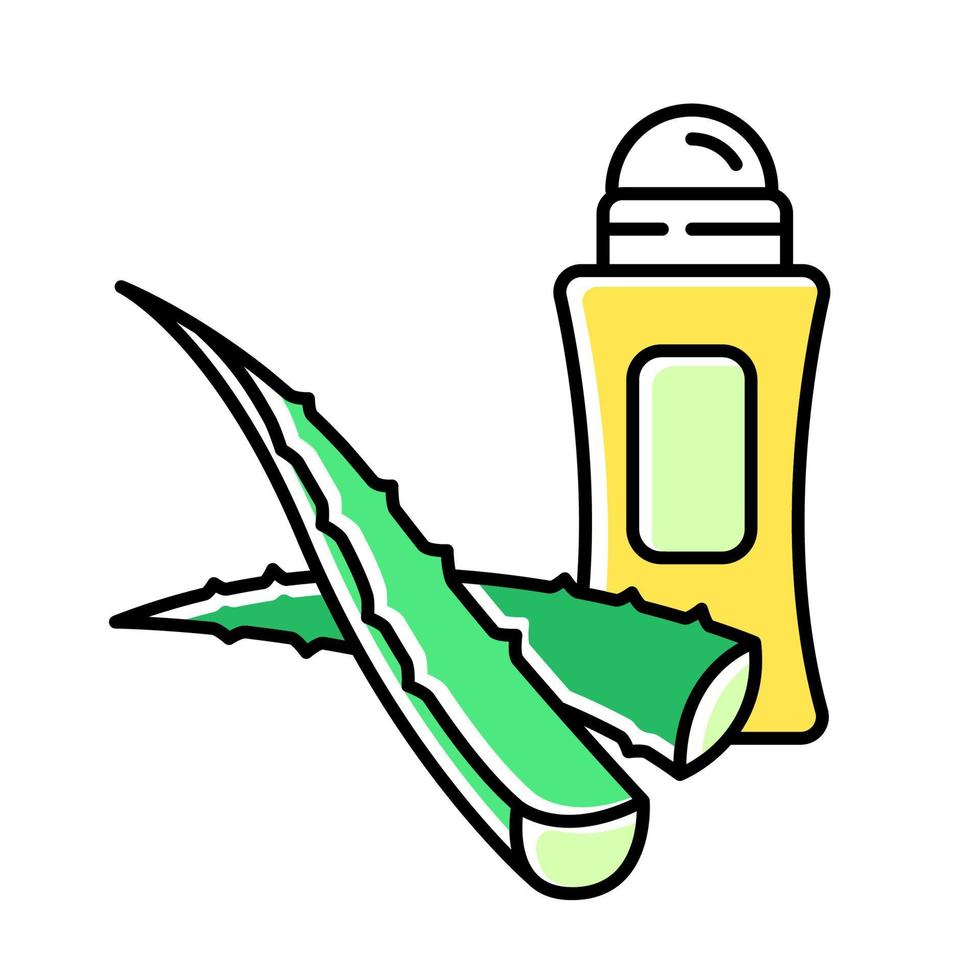 Vegan antiperspirant color icon vector