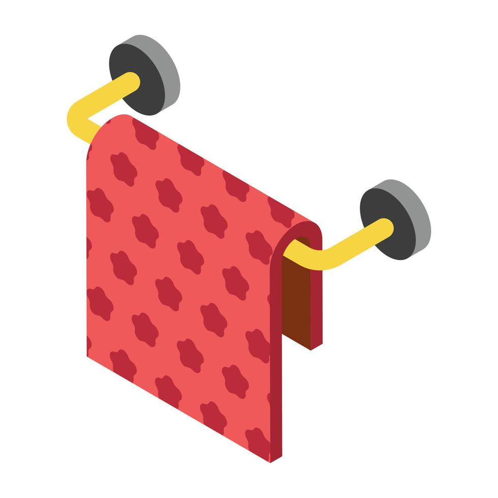 Hanged Towel Concepts vector