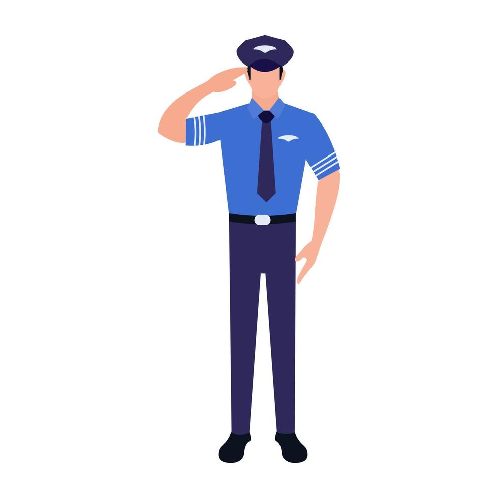 Traffic Police Concepts vector