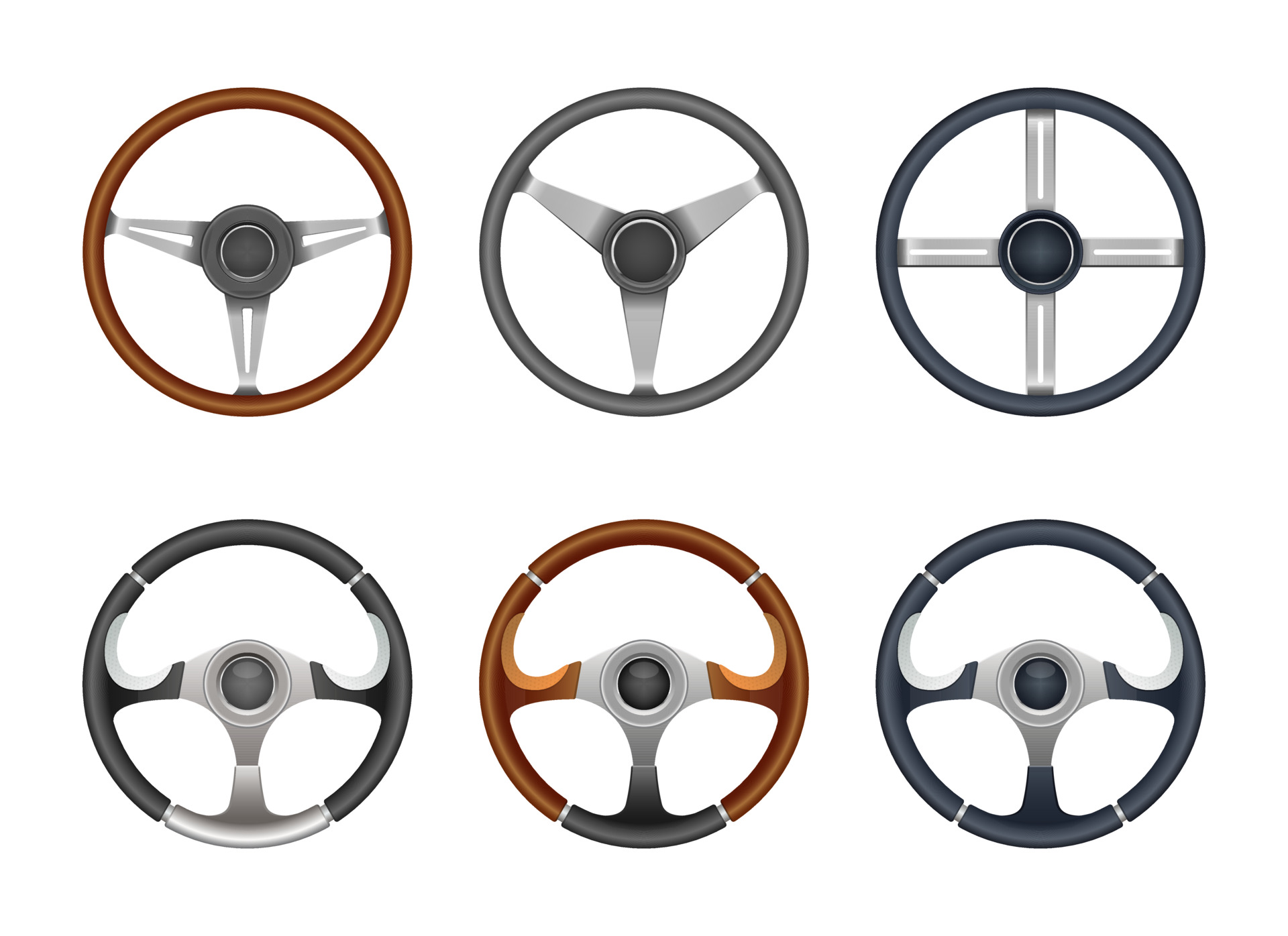 Steering wheel vector design illustration isolated on white background