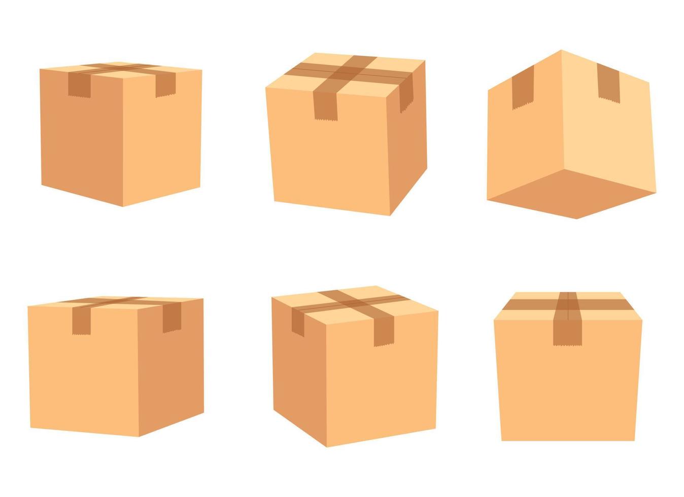 Storage box vector design illustration isolated on white background