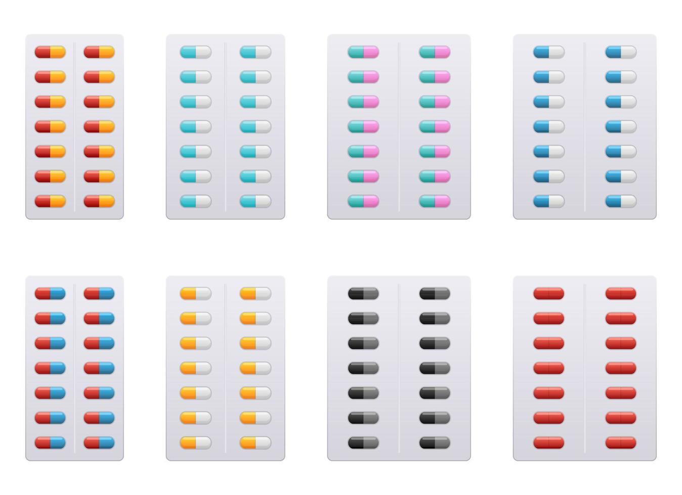 Pill tablet vector design illustration isolated on white background