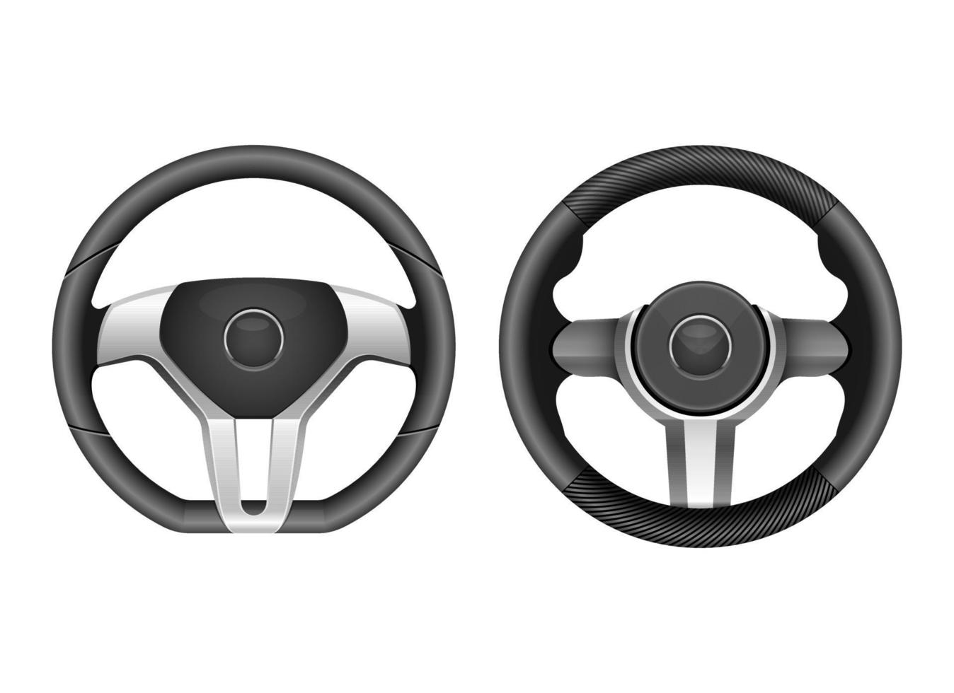 Steering wheel vector design illustration isolated on white background