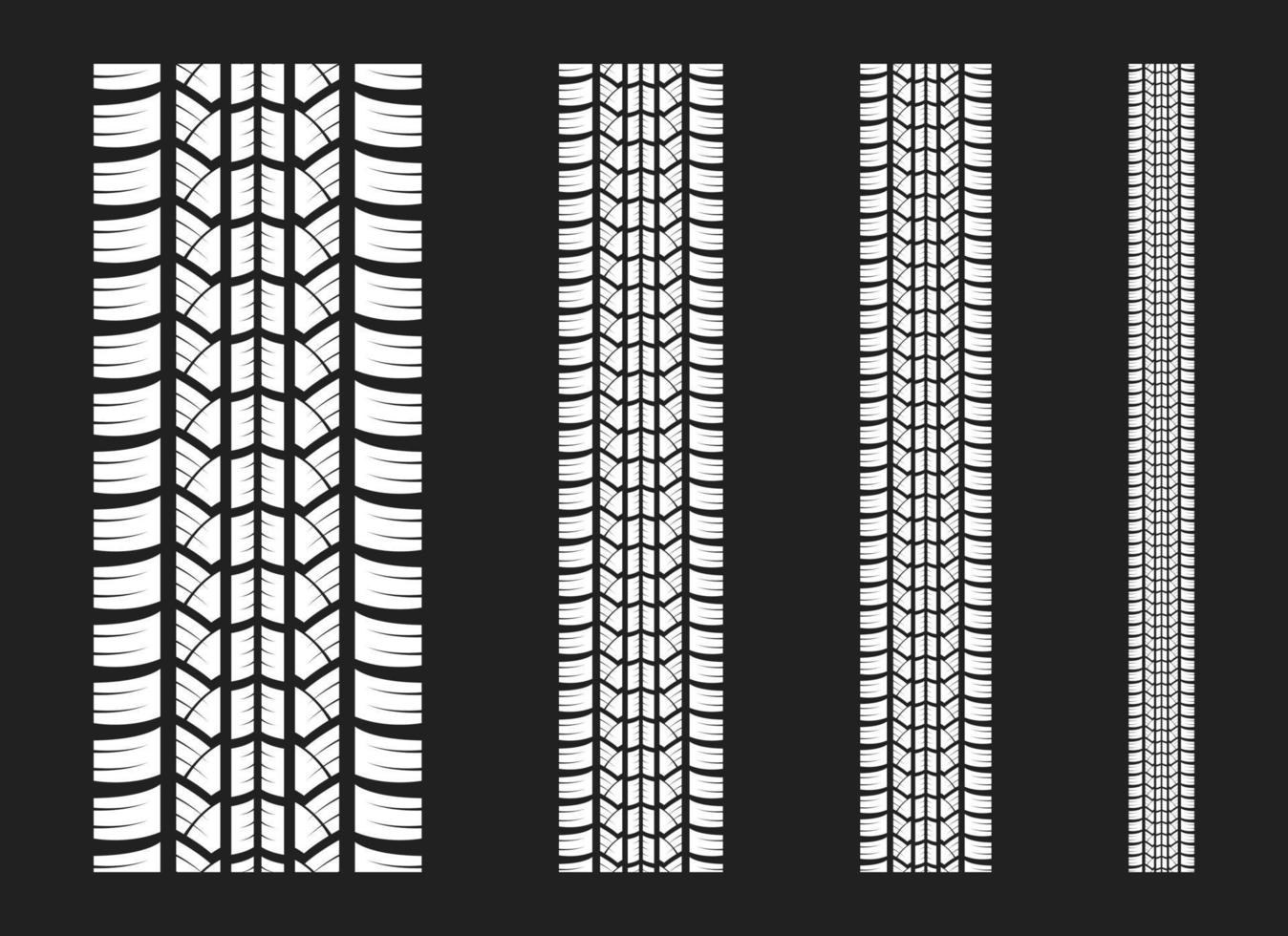 Tire tracks vector design illustration isolated on background