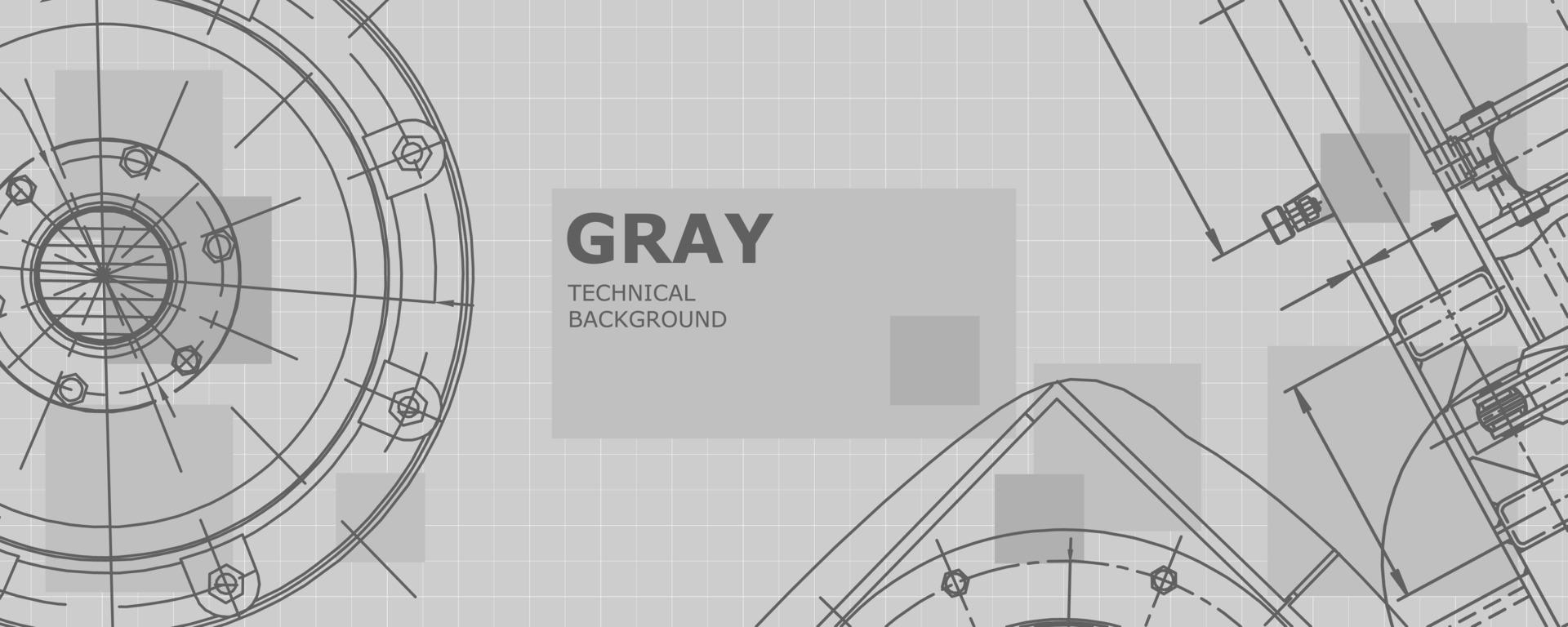 Instrument-making drawings. Engineering. Cover, flyer, banner vector