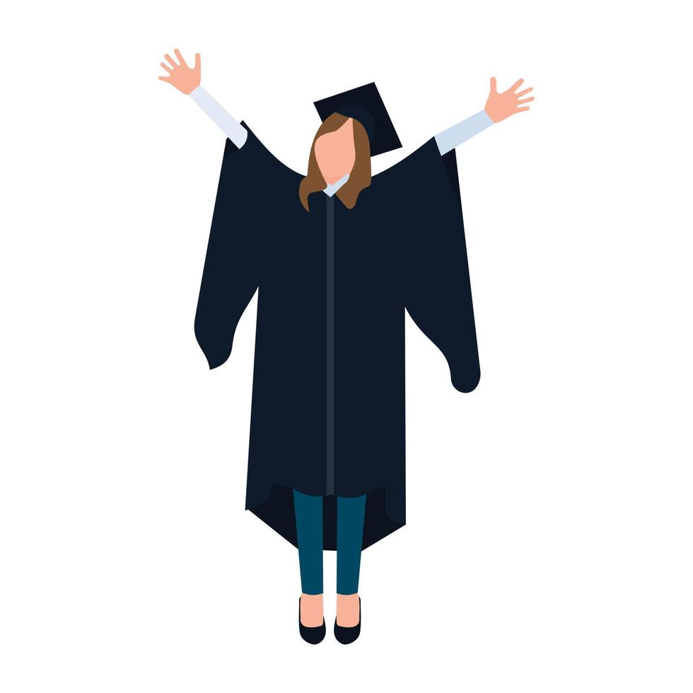 Trendy Graduate Concepts vector