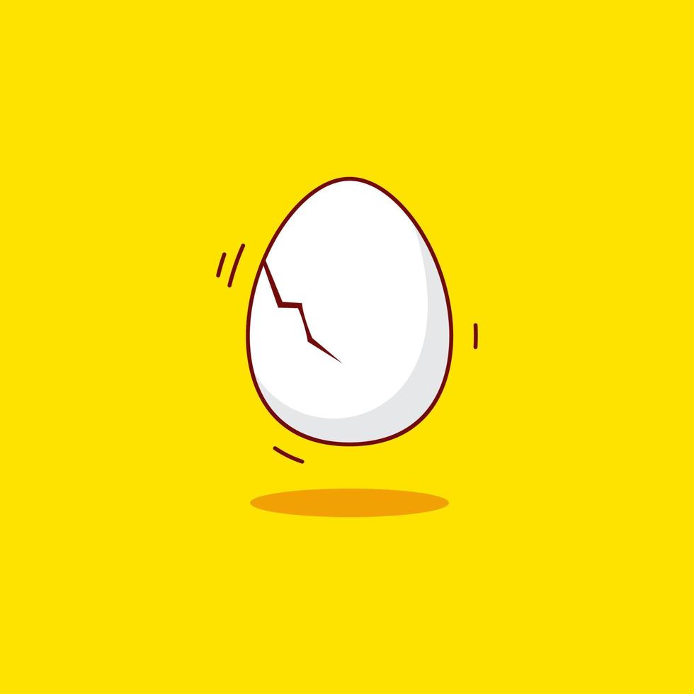 Yummy Egg Vector icon design illustration