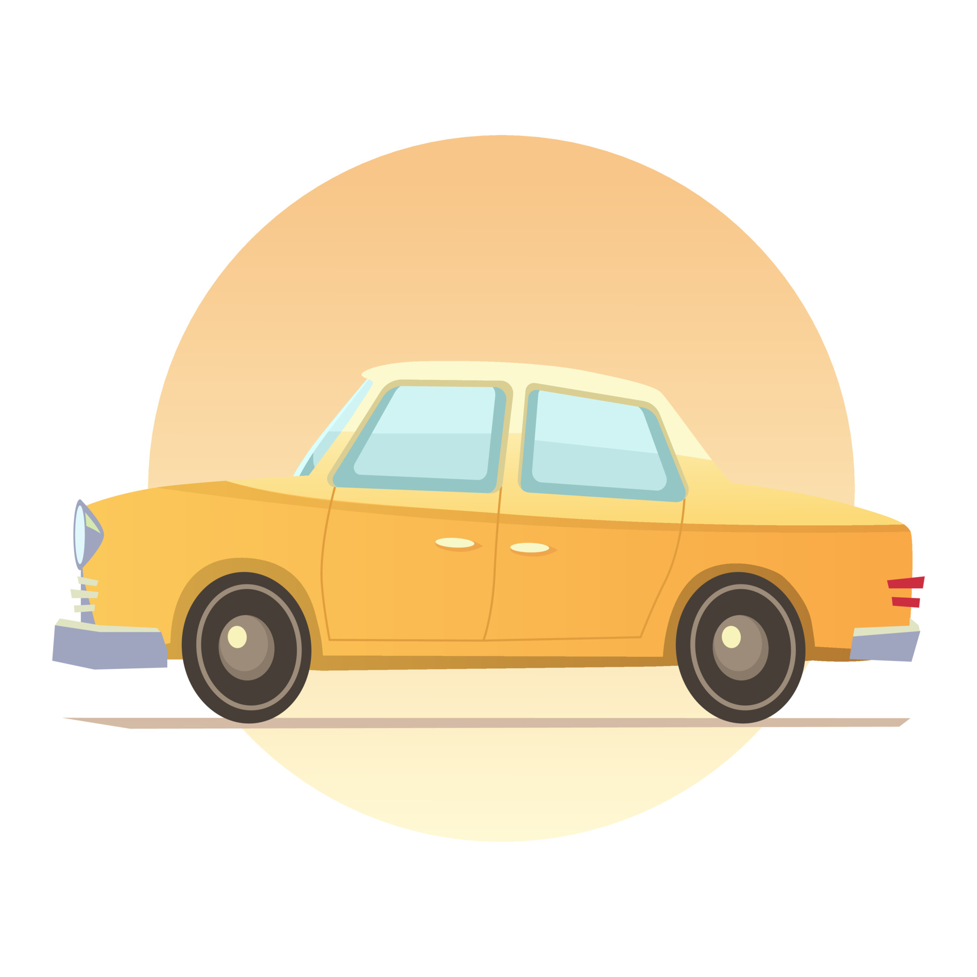 Yellow car, cartoon on a white background 3641259 Vector Art at Vecteezy Yellow car, cartoon on a white background 3641259 Vector Art at Vecteezy