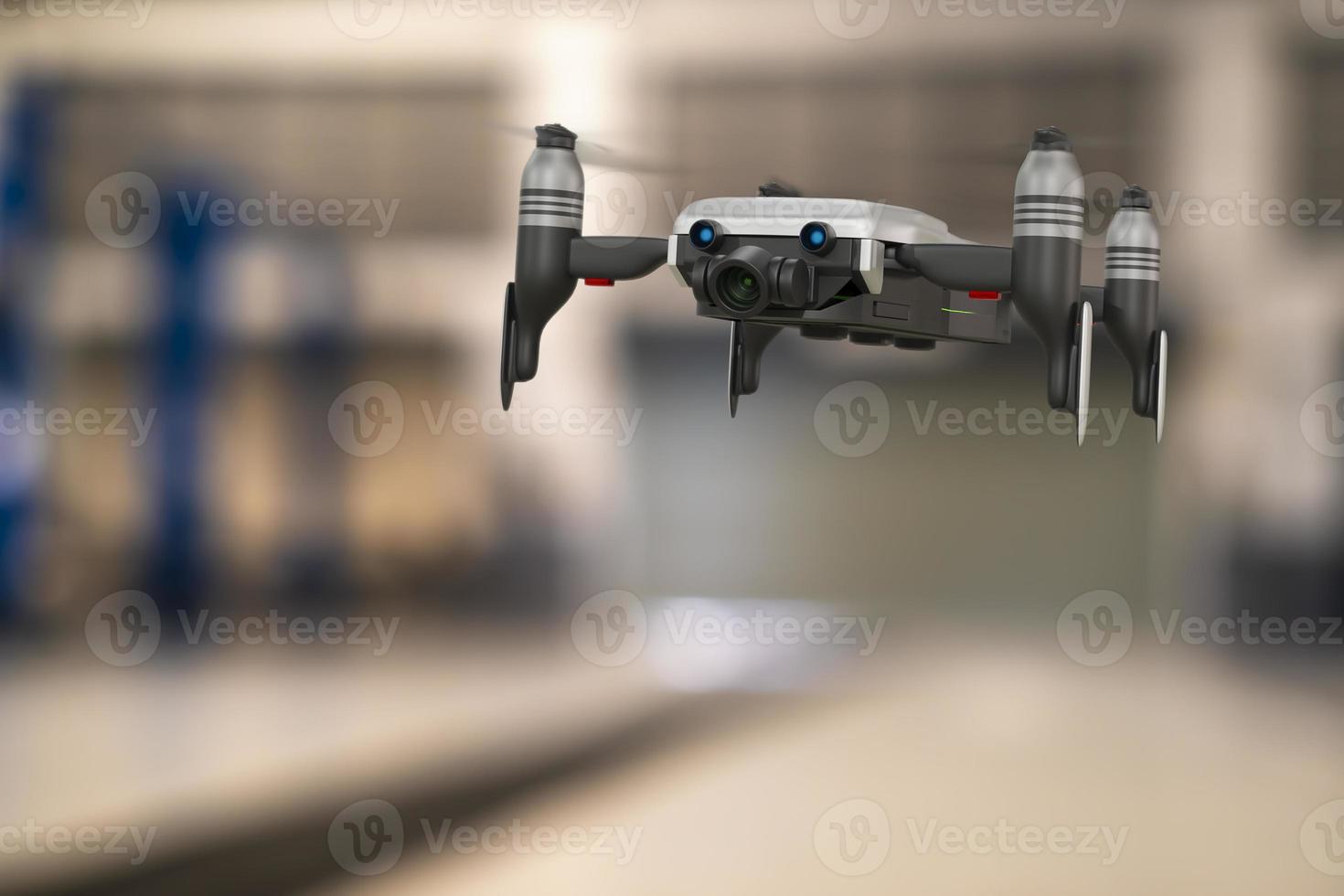 Drone technology engineering device industry flying in industrial logistic export import product home delivery service logistics shipping transport transportation or car auto parts 3D rendering photo