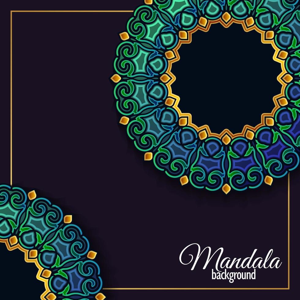 Luxury ornamental mandala background with arabic islamic east pattern style premium vector