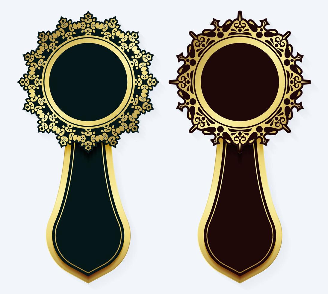 Luxury mandala decorative banner template vector