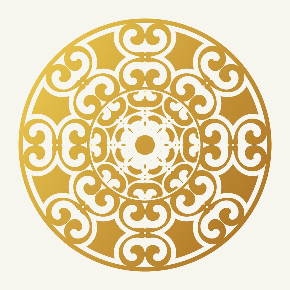 luxury ornament pattern circle design vector