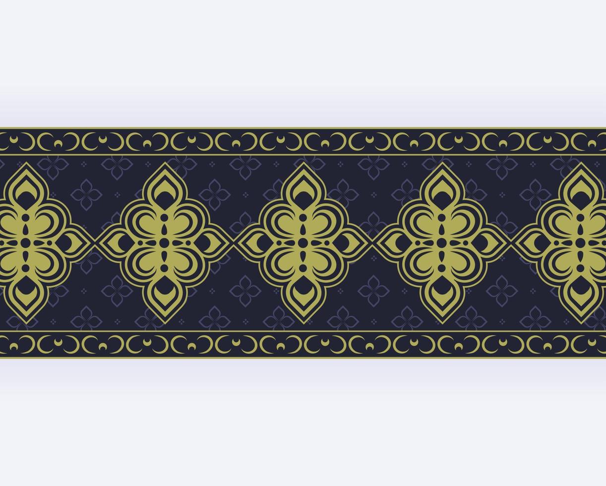 ornamental pattern border Design Template vector