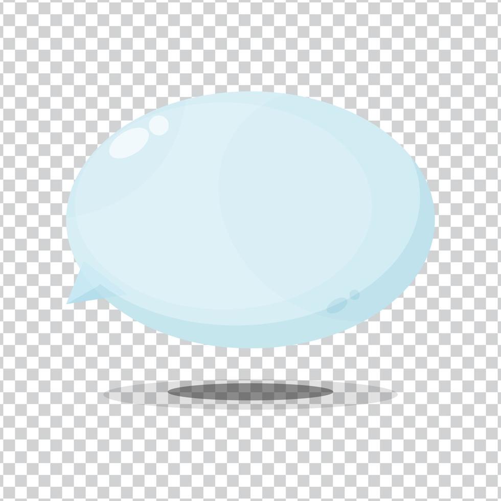 Bubble icon on blank background vector