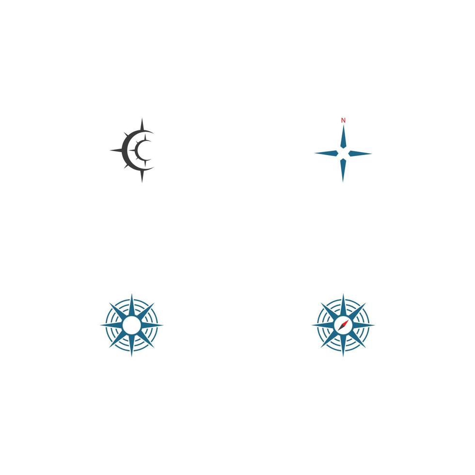 compass icon vector illustration template