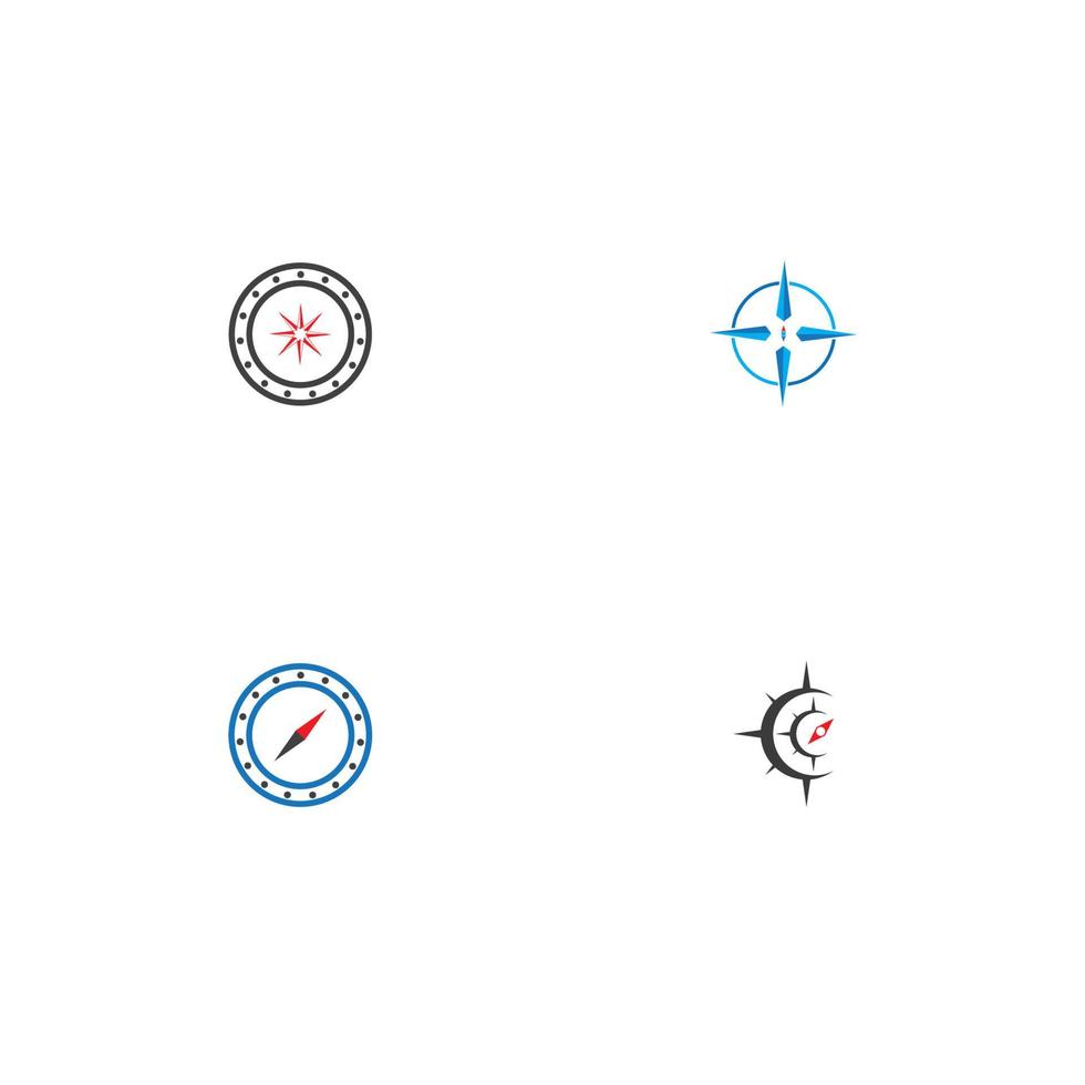 compass icon vector illustration template