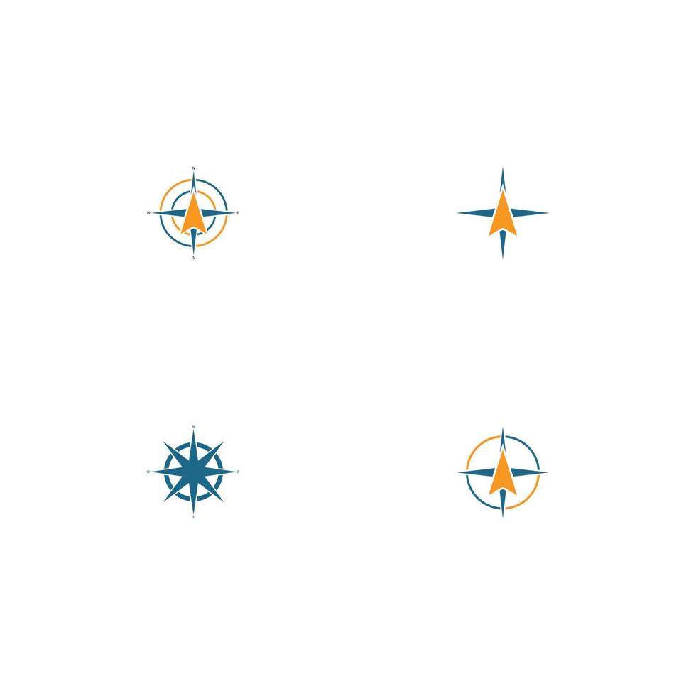 compass icon vector illustration template