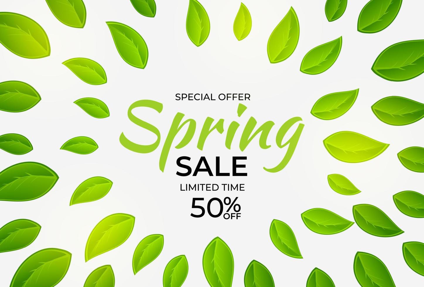 Fondo de venta de primavera con luz natural. ilustración vectorial. Eps10 vector