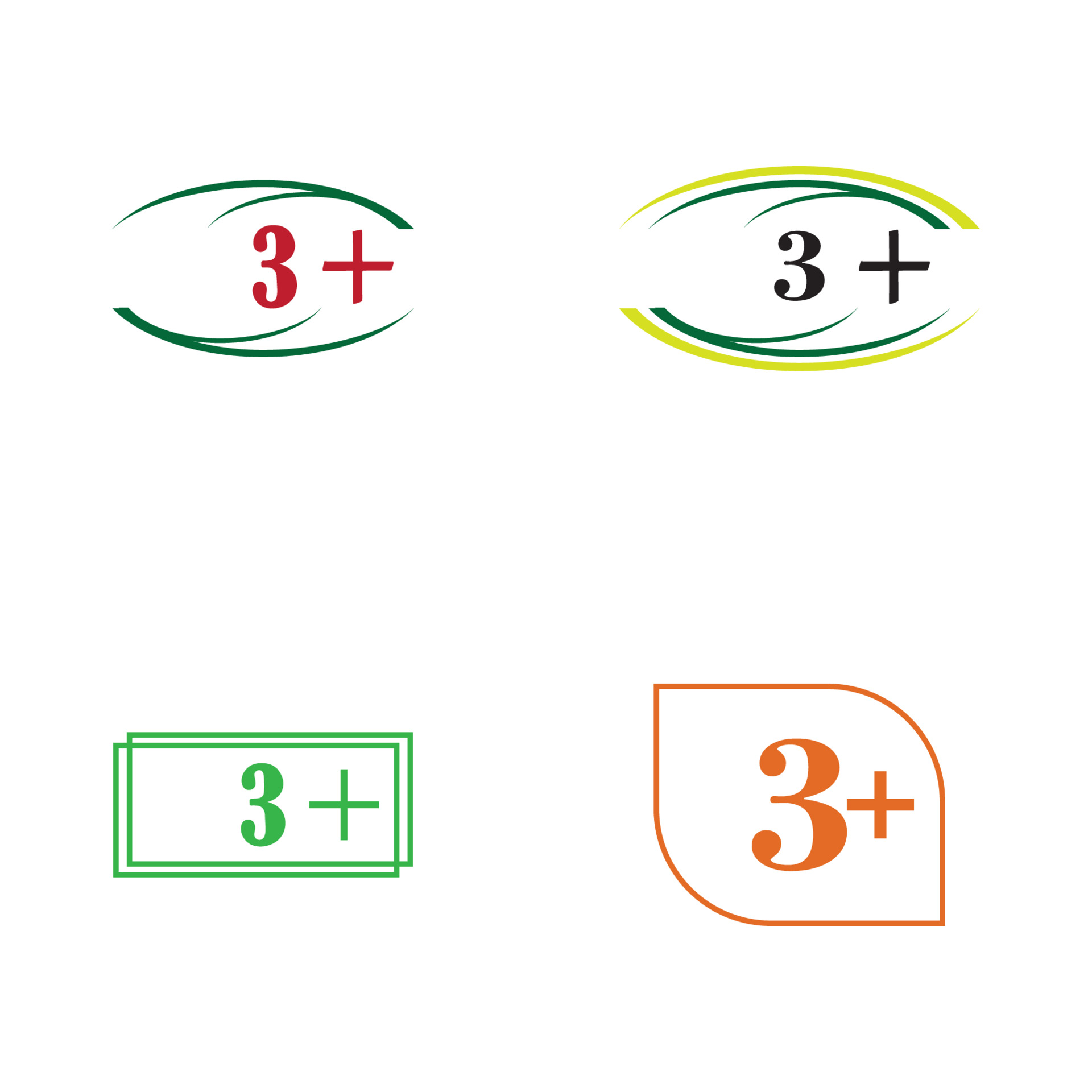 3 plus icon symbol vector illustration design template 3643578 Vector ...