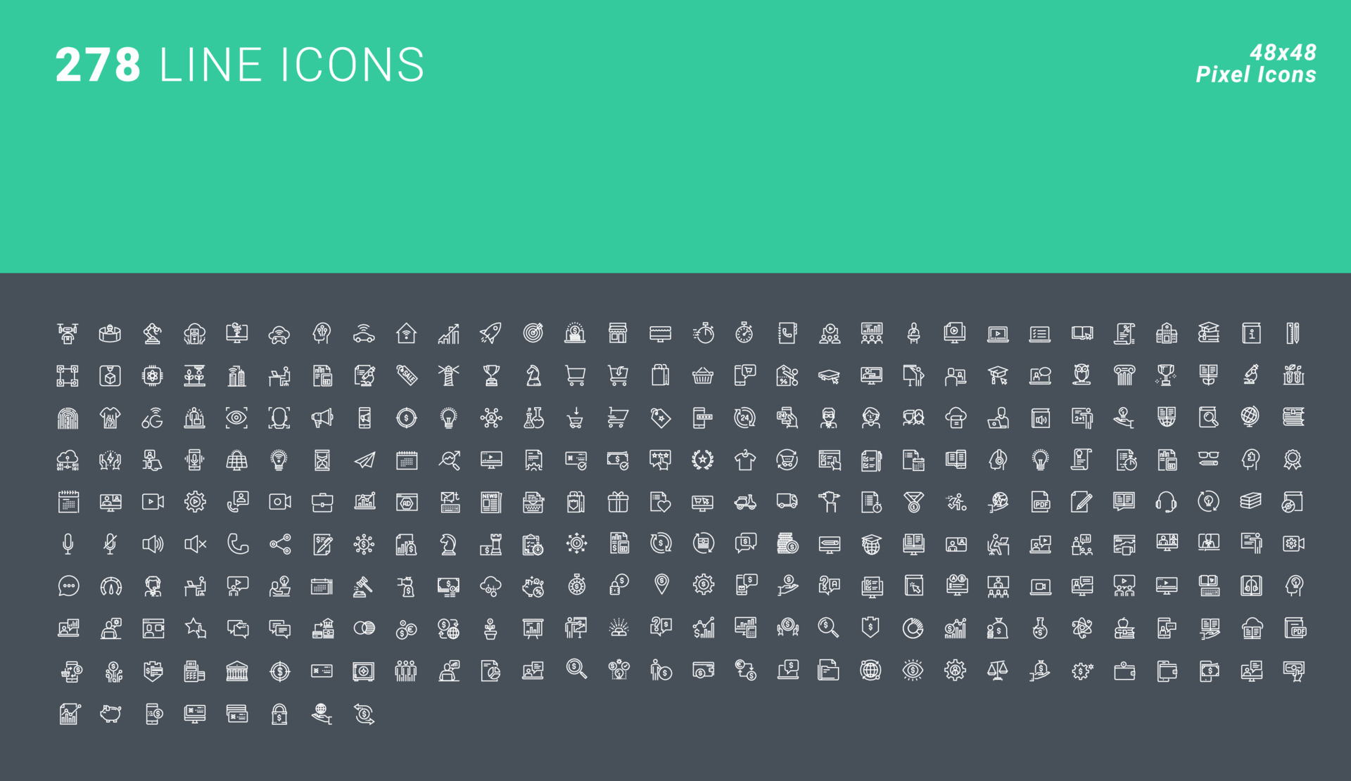 Pixel perfect icon set for graphic and web design, and app development ...