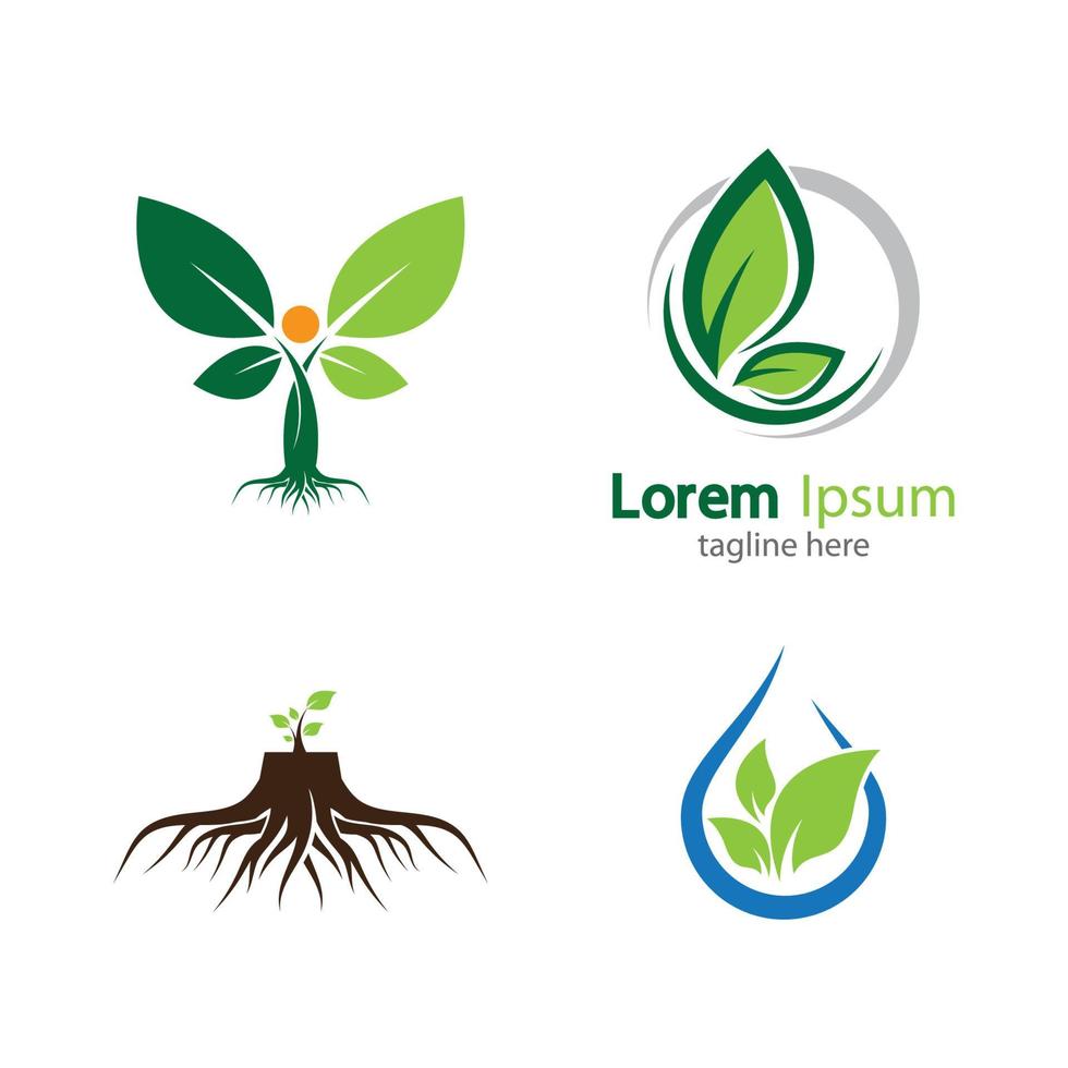 Ecology logo images illustration vector