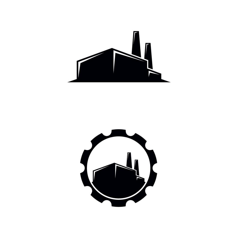 Ilustración de diseño de icono de vector de industria