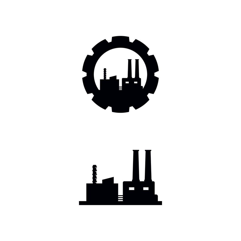 Ilustración de diseño de icono de vector de industria