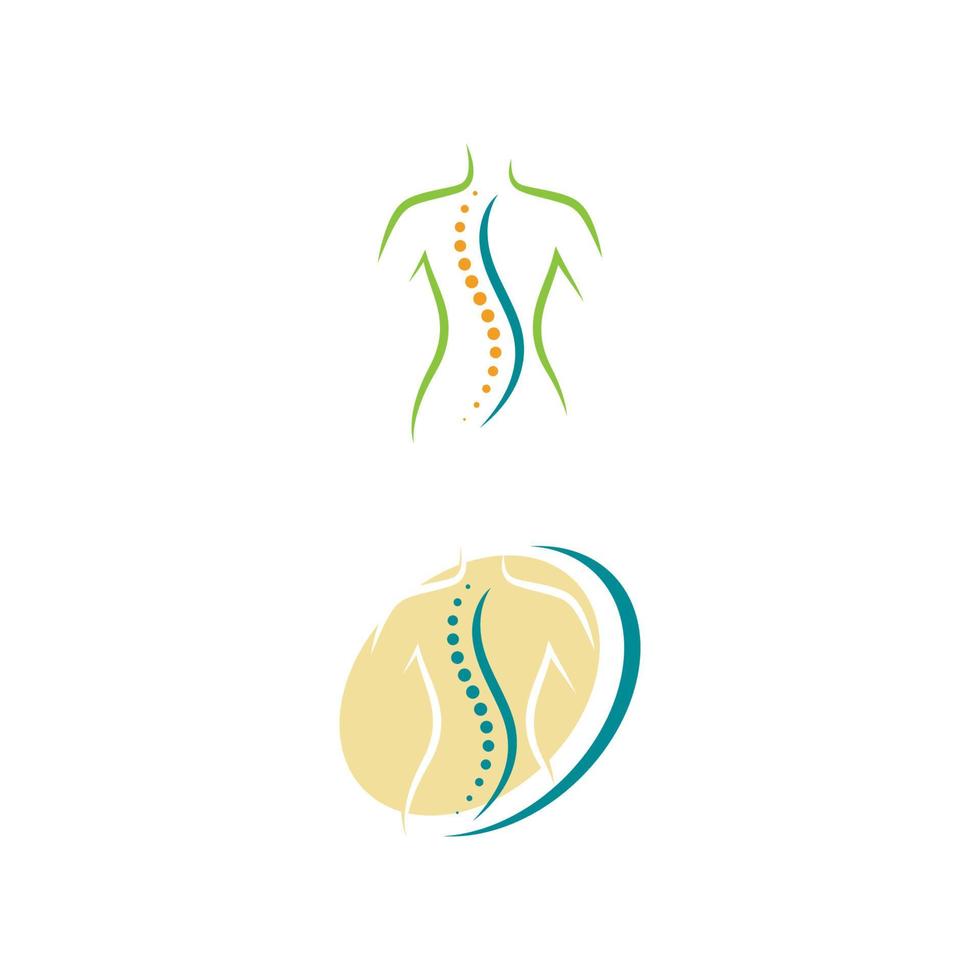 Chiropractic symbol Vector icon design illustration