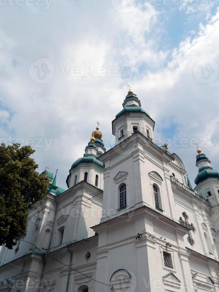 Medieval architecture of Ukrainian baroque in Chernigov photo