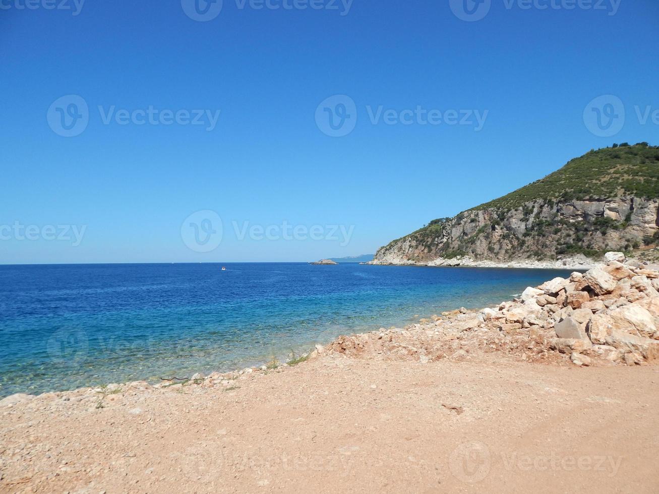 viajar por montenegro, el mar adriático, paisajes foto