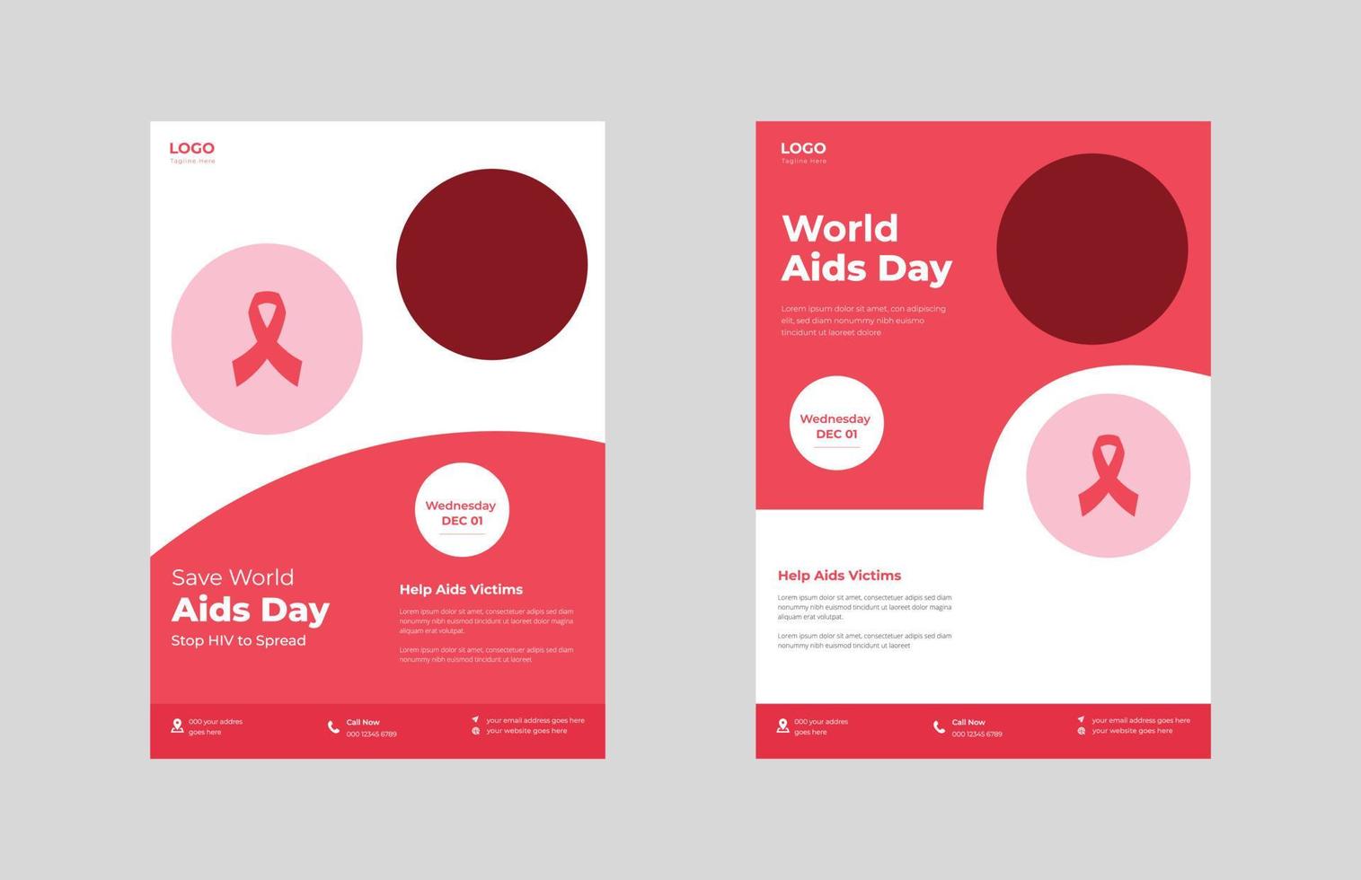 world aids day flyer design template. aids awareness poster Within Hiv Aids Brochure Templates
