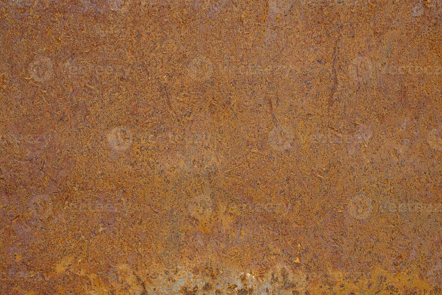 Rust on the surface of the old iron sheet photo