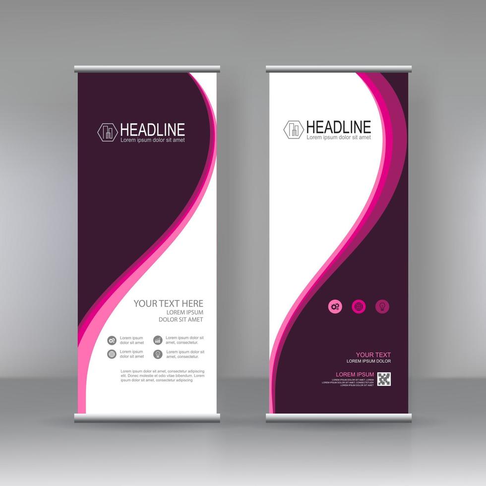 Vector abstract web banner design template. Collection of web banner template. Abstract geometric web design banner template isolated on grey background. Header - landing page Web Design Elements