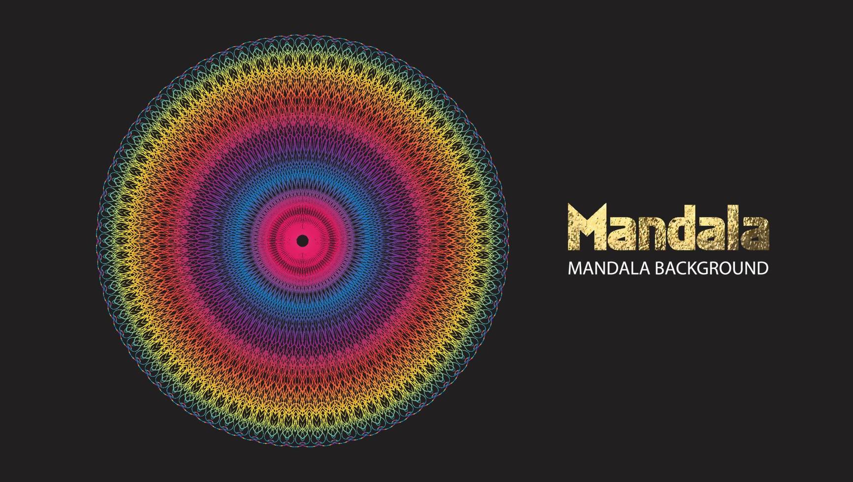 Mandala design  Unique view. vector