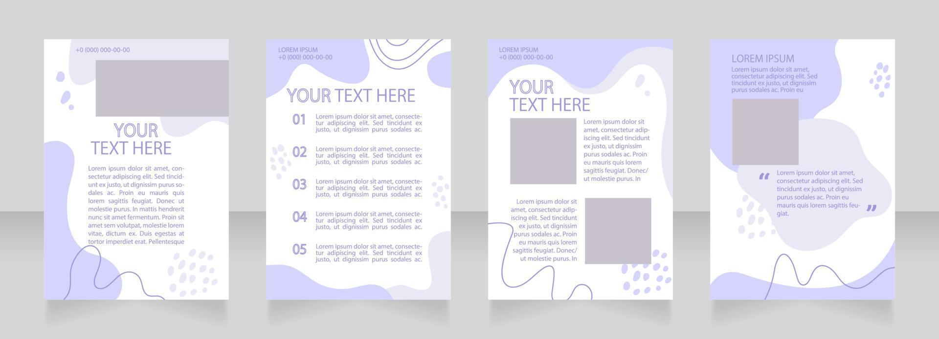 Company introduction blank brochure layout design 3646880 Vector Art at