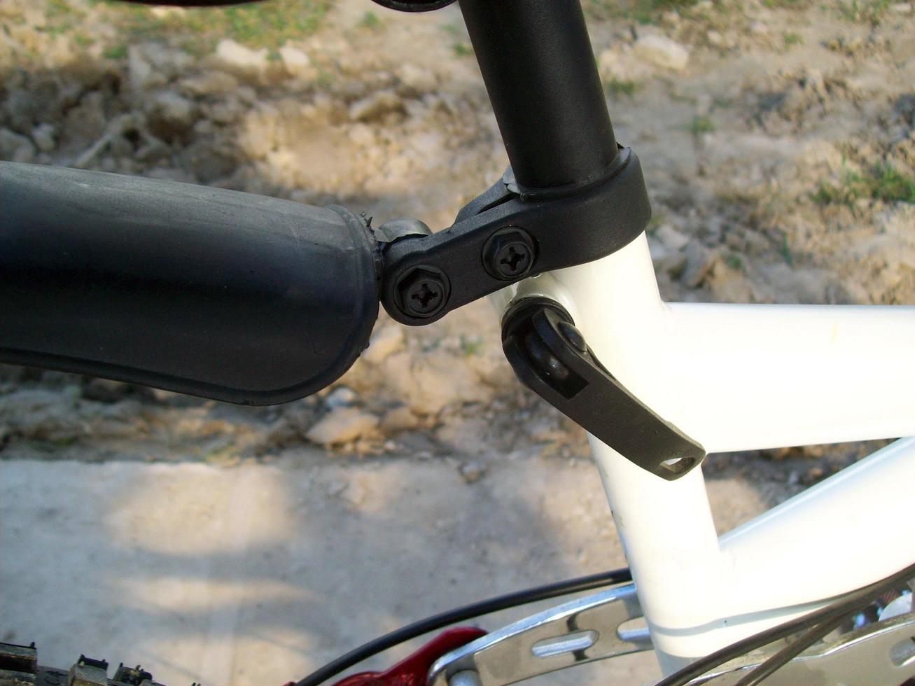 Road bike universal close-up in detail photo