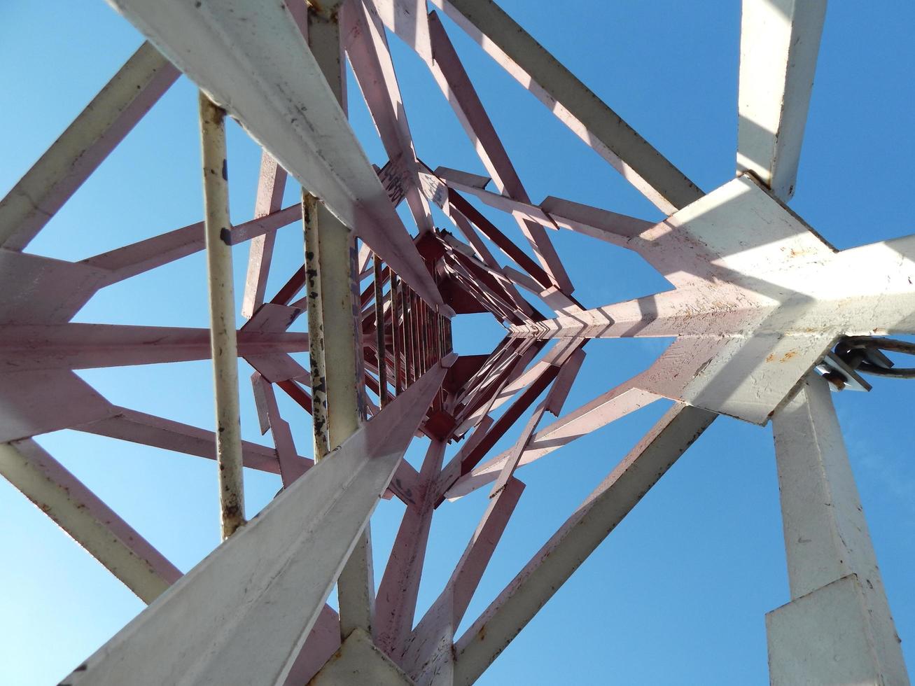 The design of the fire tower of the metal tower photo