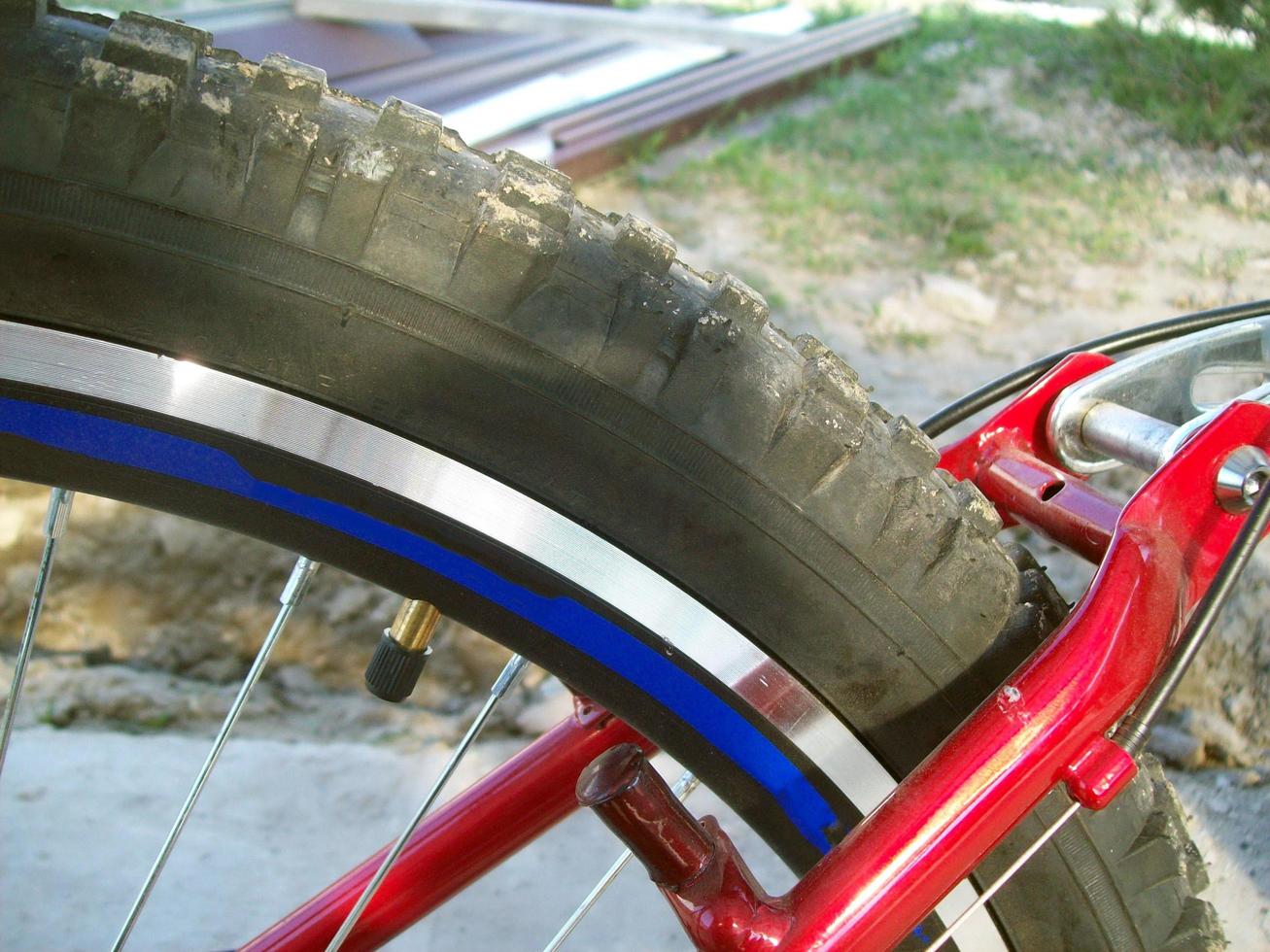Road bike universal close-up in detail photo