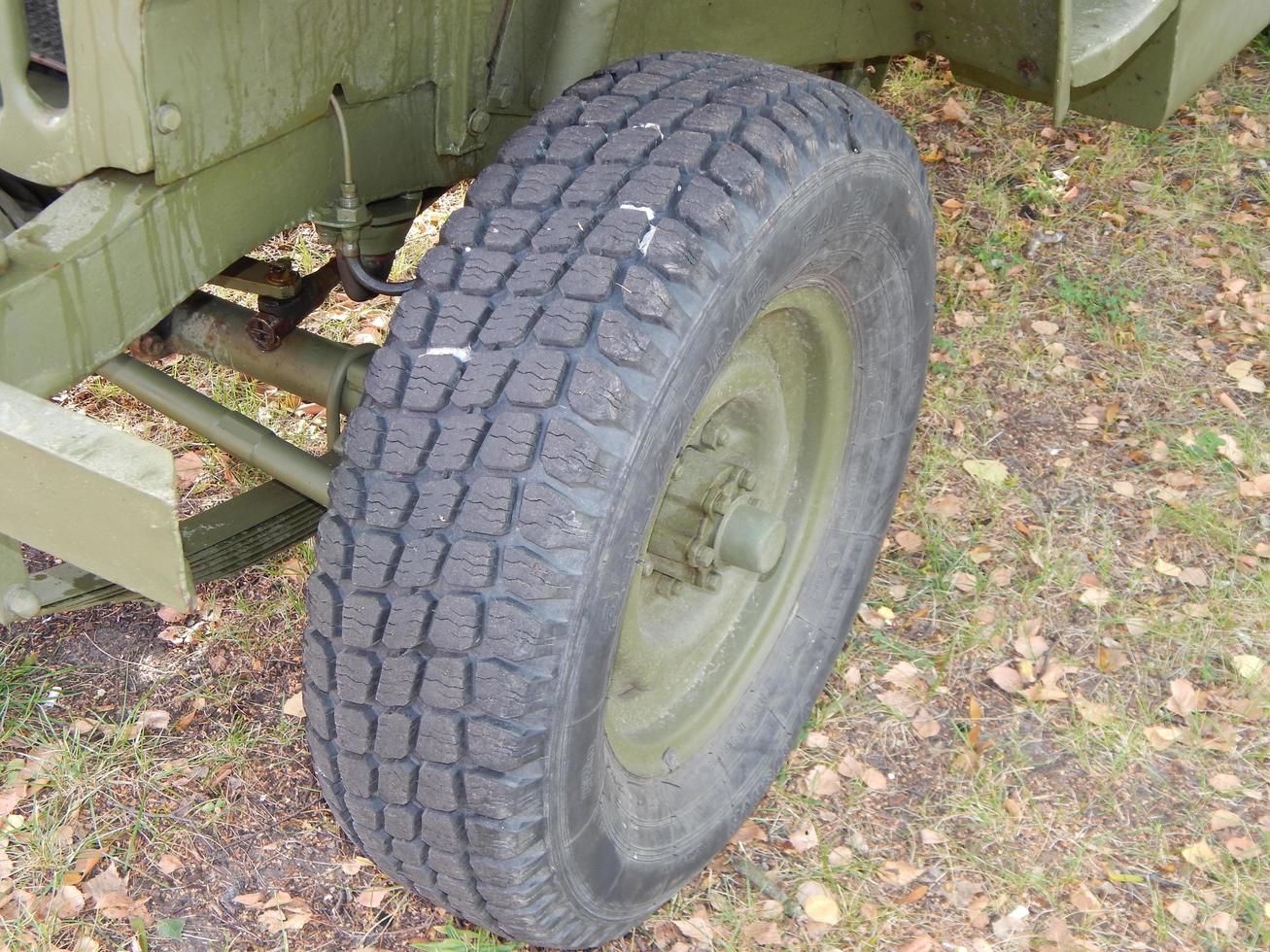 Military cars, equipment, retro items and elements photo
