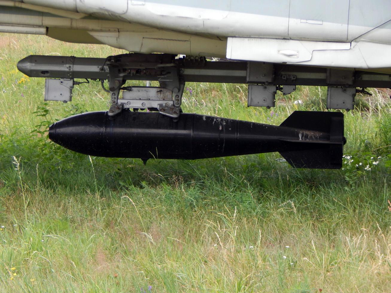 Armament of aircraft and helicopters rockets, bombs, cannons photo