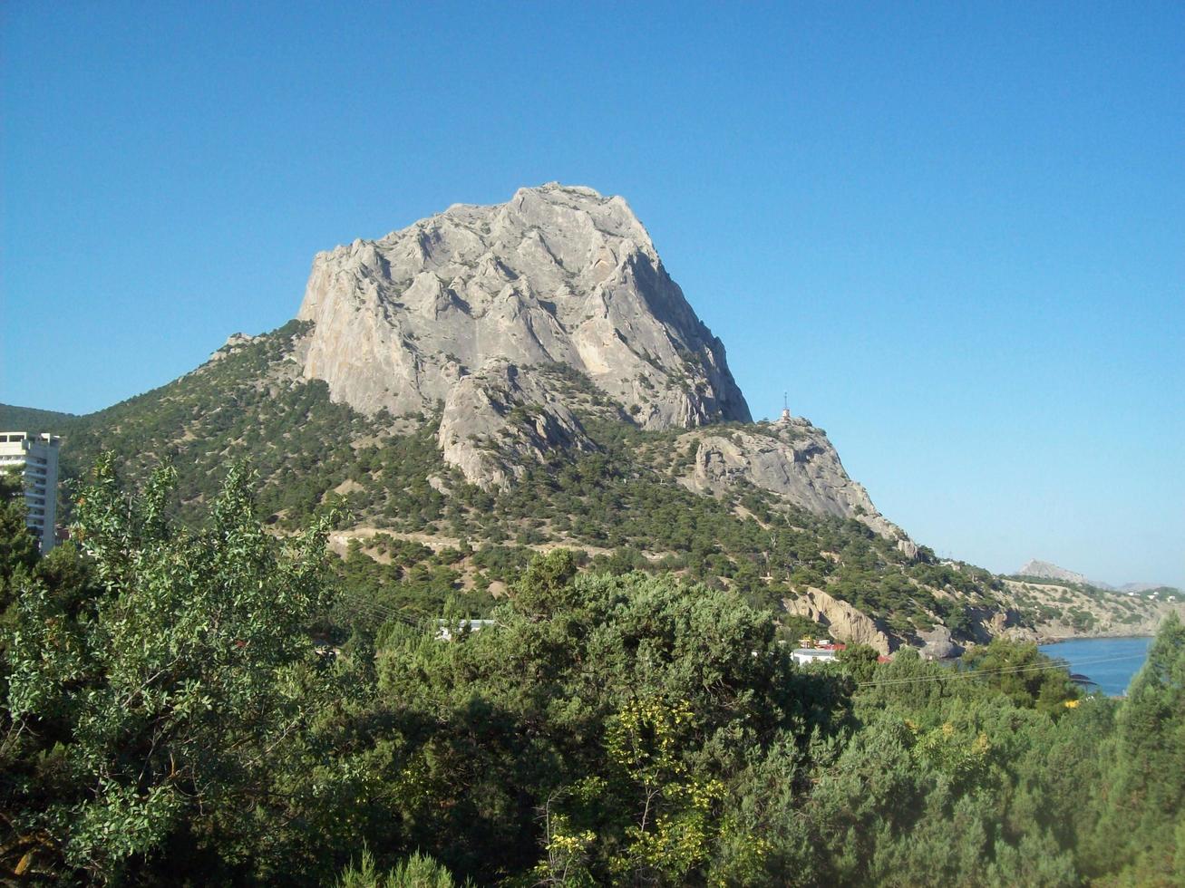 Travel to Crimea sea mountain landscape photo