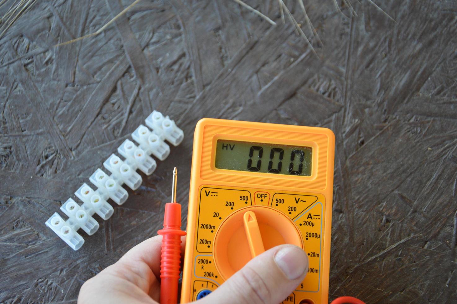 Tester for measuring and repairing electrical appliances photo