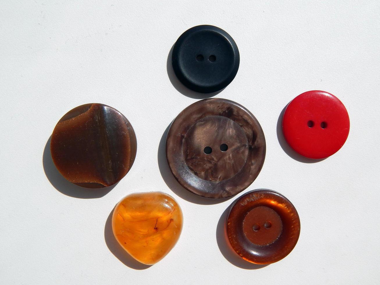 Buttons in different compositions and sizes photo