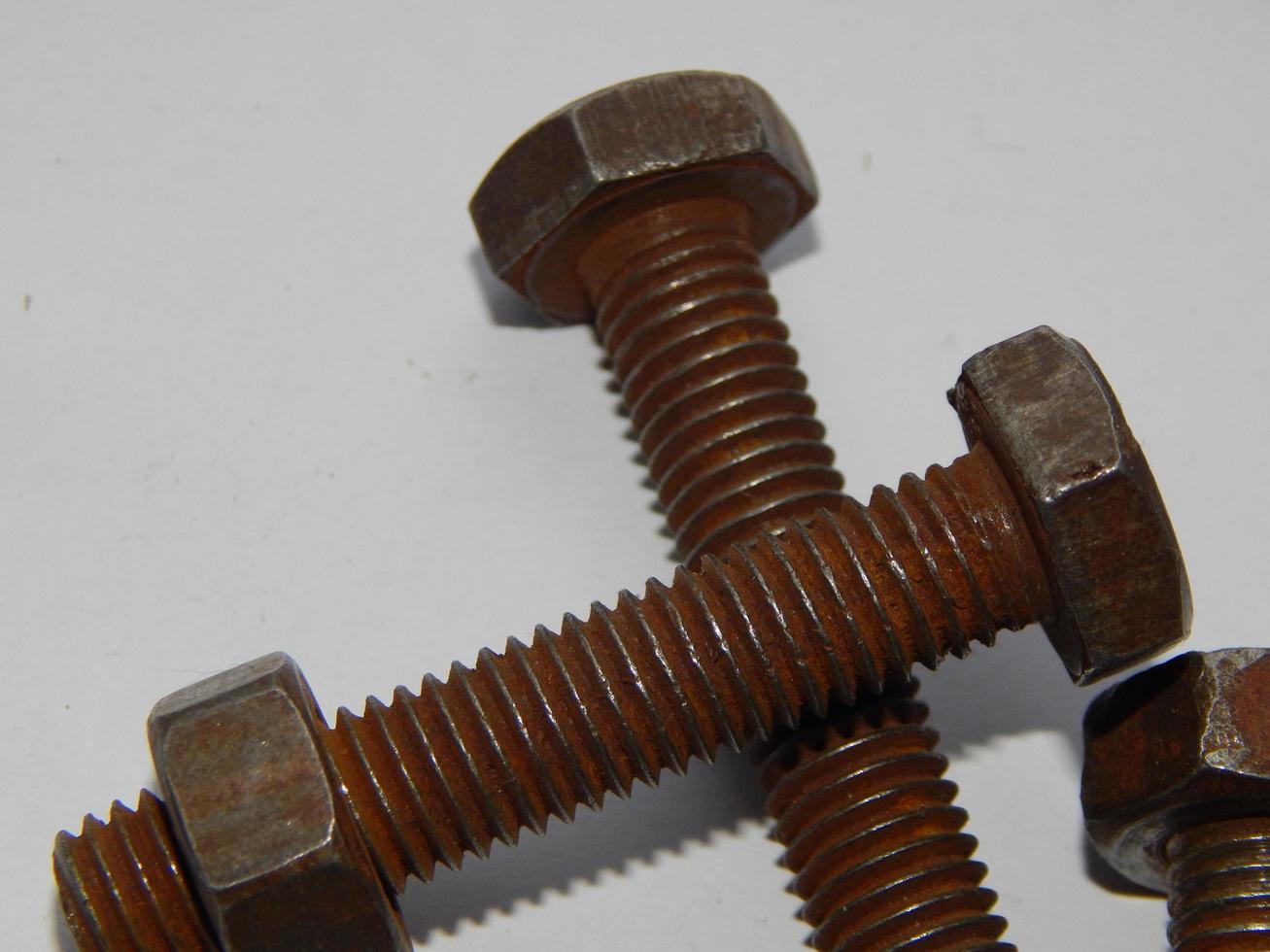Bolts and nuts for repair and construction photo